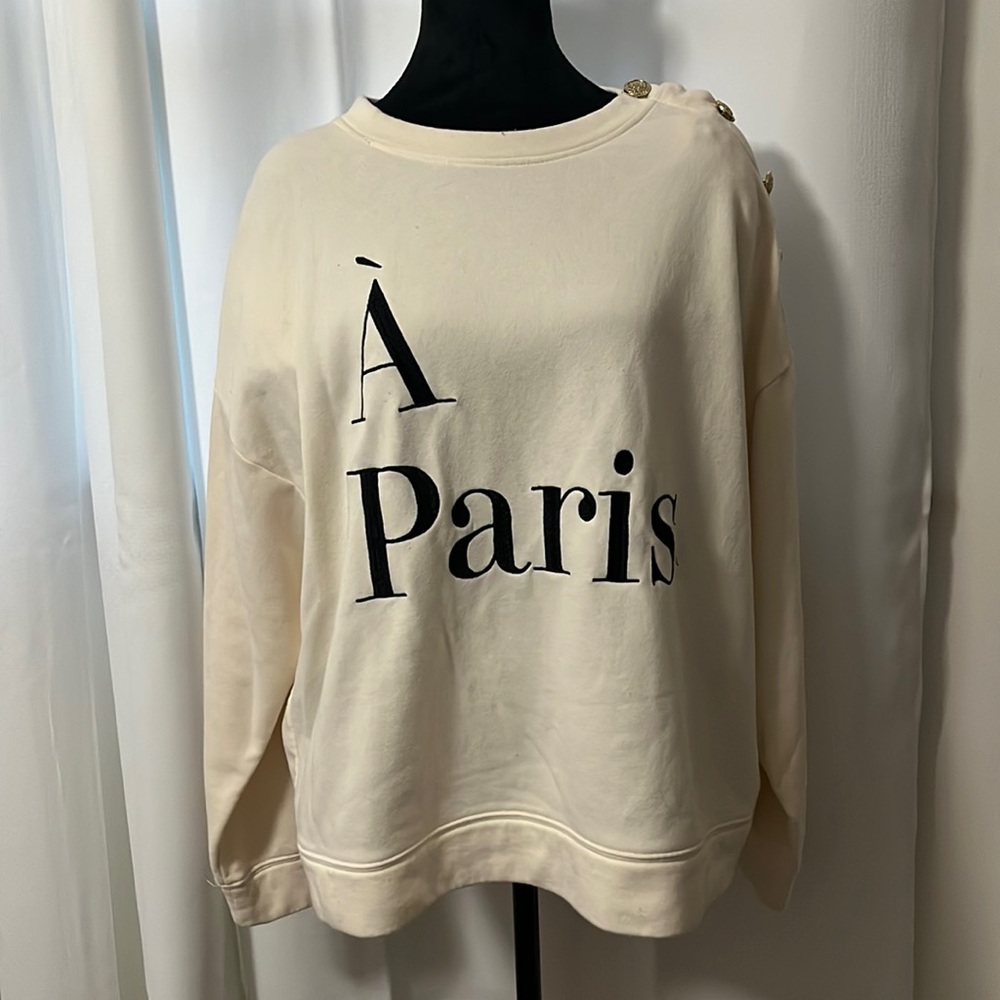 Womens pullover sweatshirt